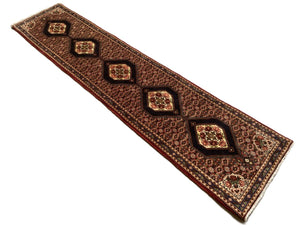 Fine Hand-Knotted Persian Bidjar Hall Runner