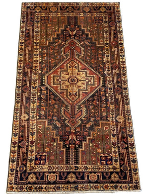 Hand-Knotted Tribal Persian Toyserkan Rug