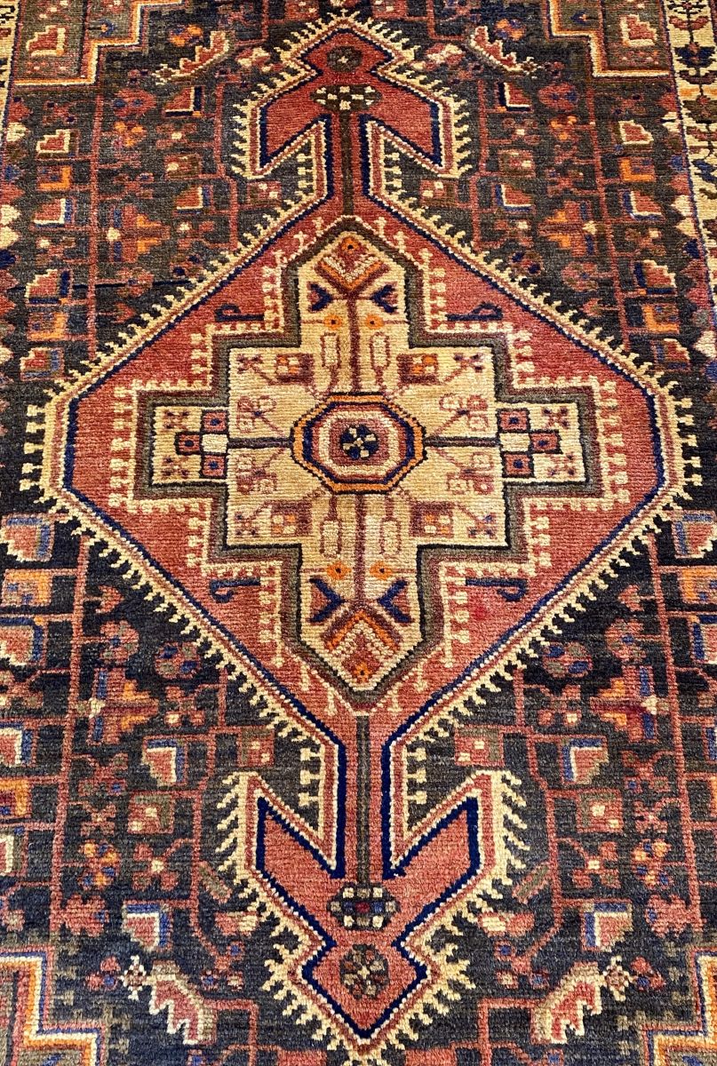 Hand-Knotted Tribal Persian Toyserkan Rug