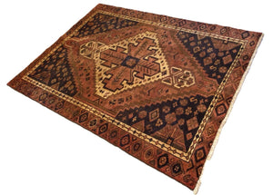 Hand-Knotted Tribal Persian Luri Rug