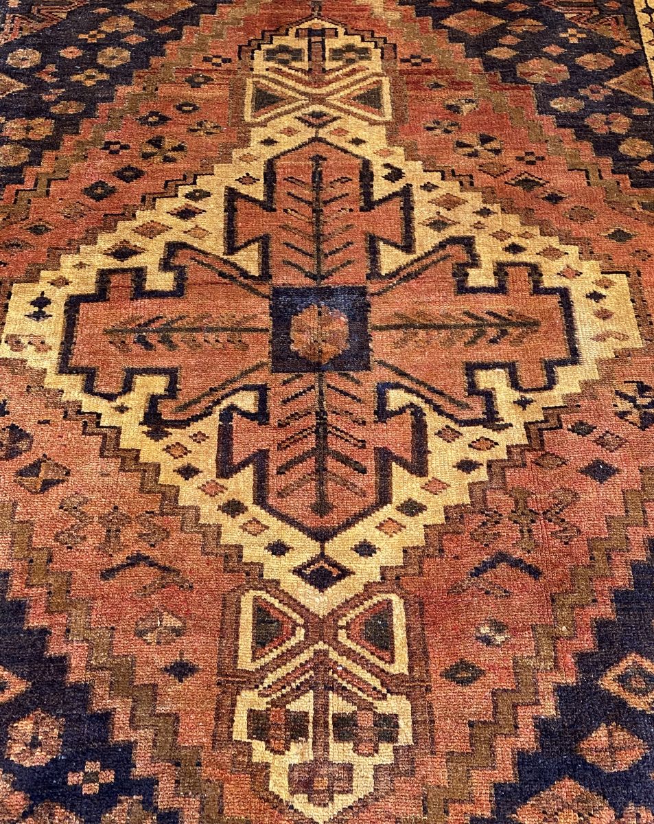 Hand-Knotted Tribal Persian Luri Rug