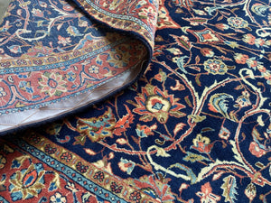 Fine Hand-Knotted Persian Qazvin Carpet