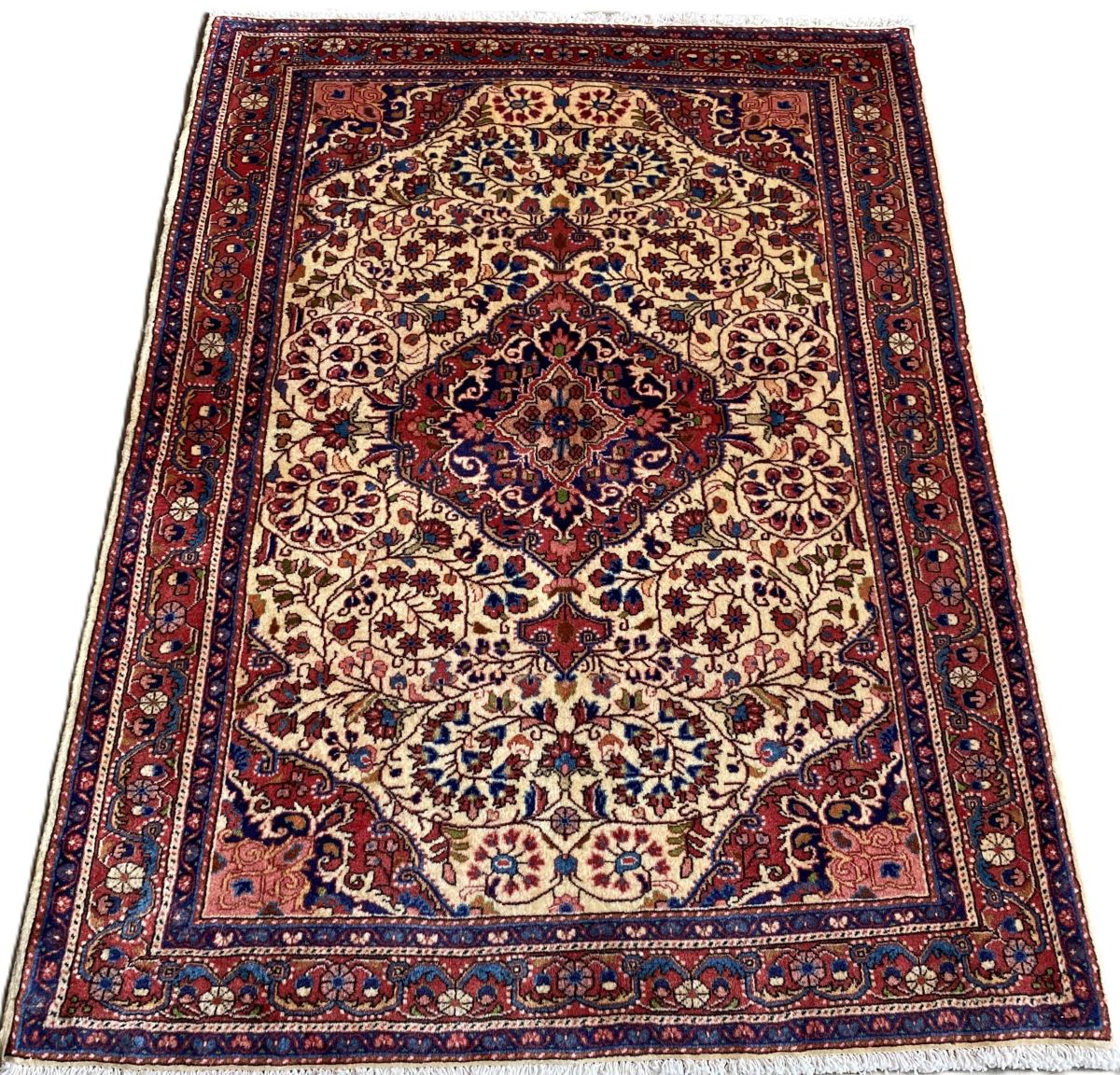 Fine Hand-Knotted Persian Bidjar Rug