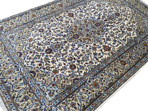 Superfine Hand-Knotted Persian Kashan Carpet