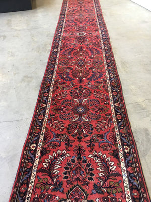 Handmade Persian Malayer Hall Runner