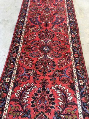 Handmade Persian Malayer Hall Runner