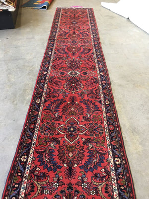 Handmade Persian Malayer Hall Runner