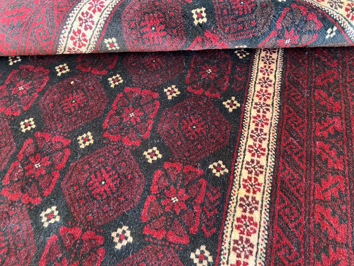 Hand-Knotted Tribal Persian Balouch Rug