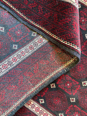 Hand-Knotted Tribal Persian Balouch Rug