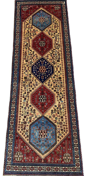 Handmade Persian Abadeh Heybatalou Runner