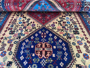 Handmade Persian Abadeh Heybatalou Runner