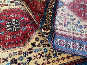 Handmade Persian Abadeh Heybatalou Runner