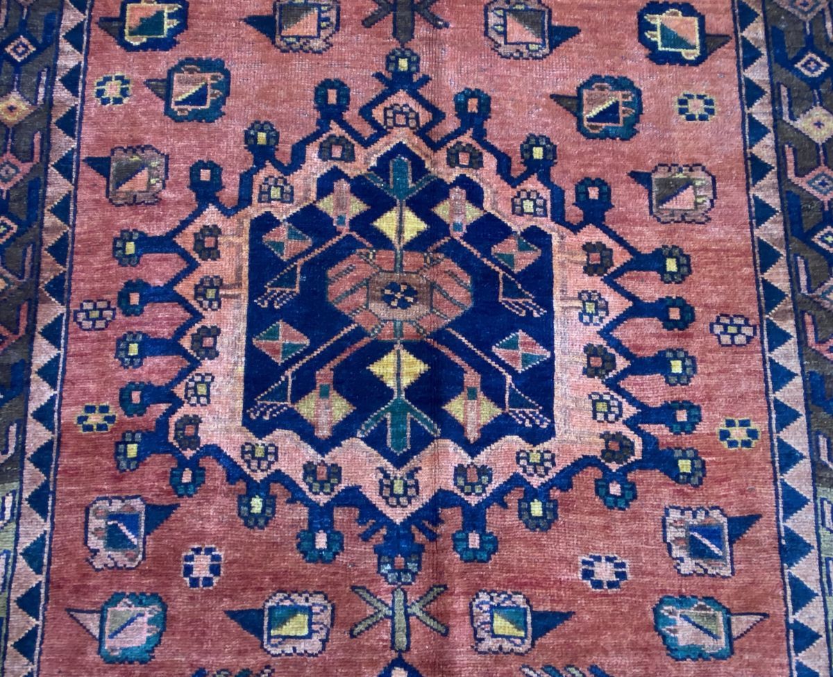 Hand-Knotted Tribal Persian Luri Rug