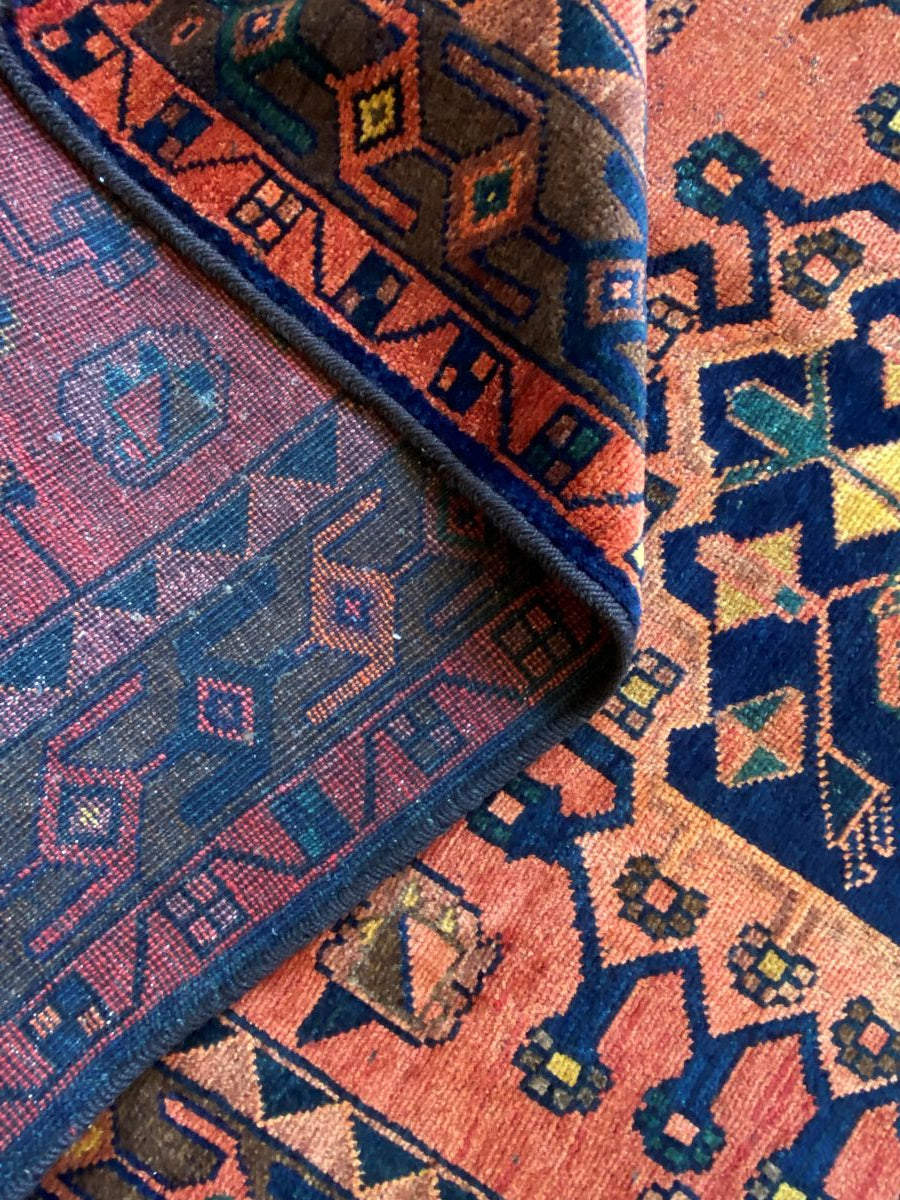 Hand-Knotted Tribal Persian Luri Rug