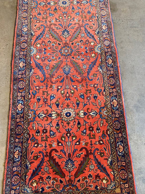 Handmade Persian Sanandaj Runner