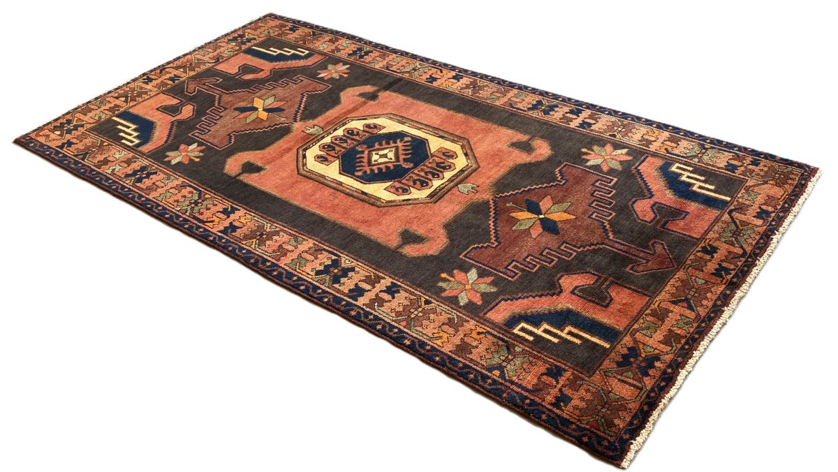Hand-Knotted Tribal Persian Kolyaie Rug