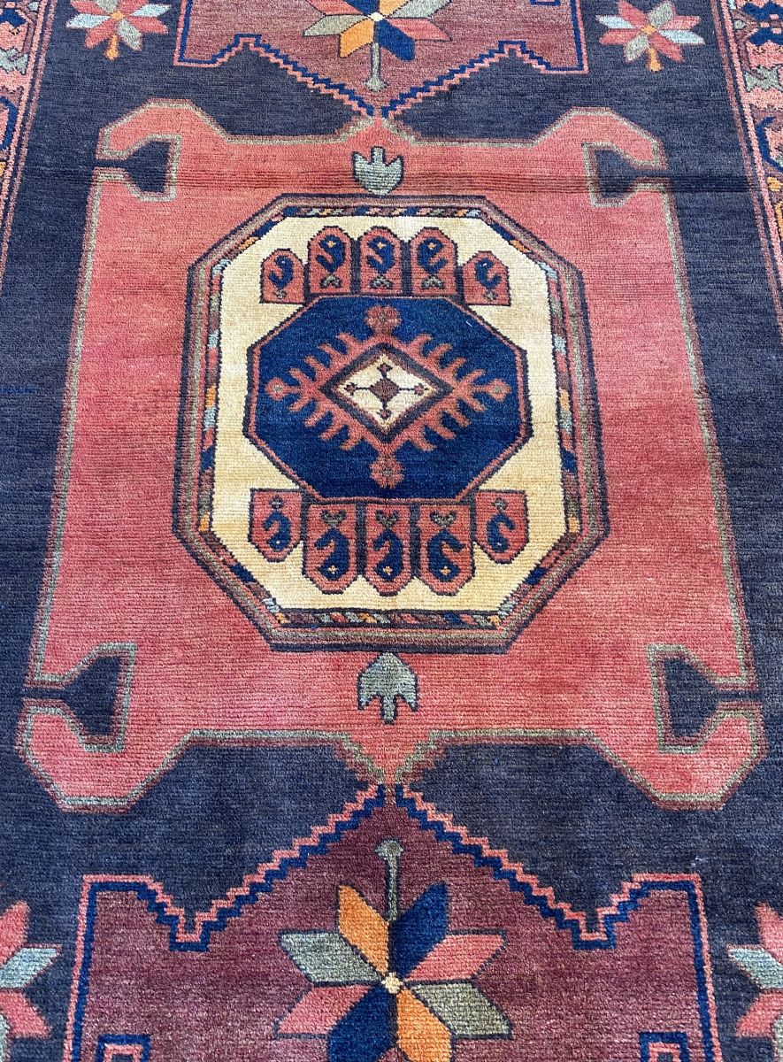 Hand-Knotted Tribal Persian Kolyaie Rug