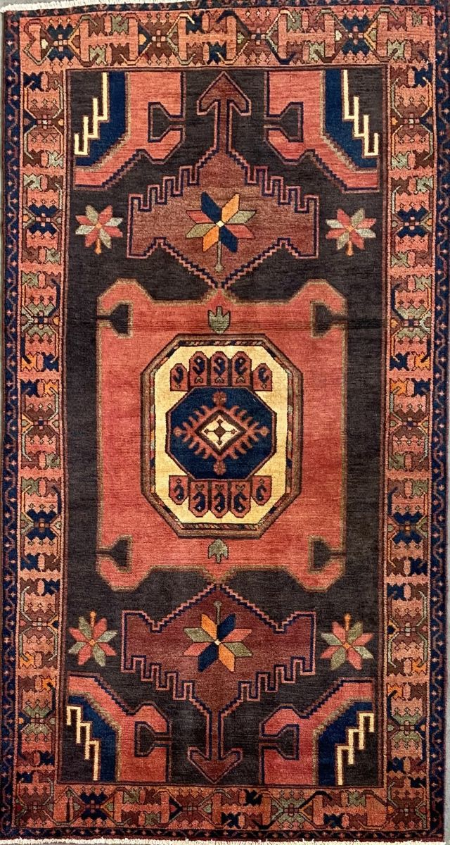 Hand-Knotted Tribal Persian Kolyaie Rug