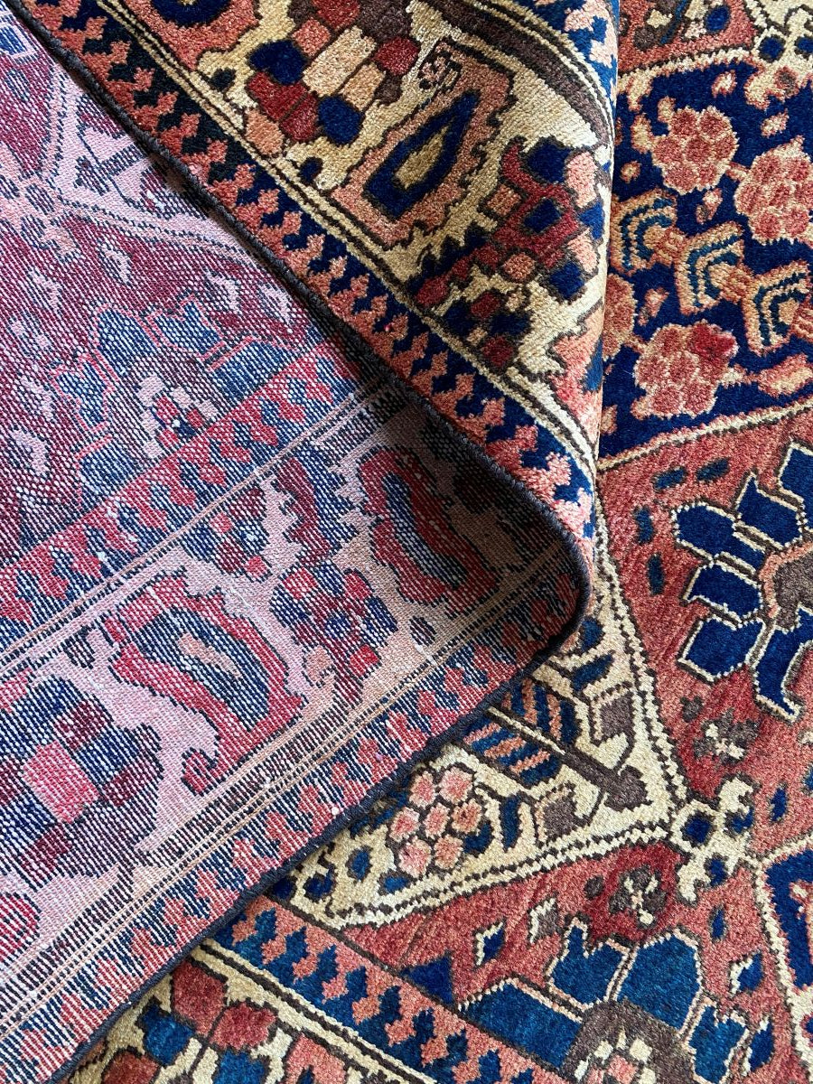 Hand-Knotted Tribal Persian Bakhtiar Rug