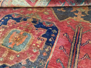 Hand-Knotted Tribal Persian Shahsavan Rug