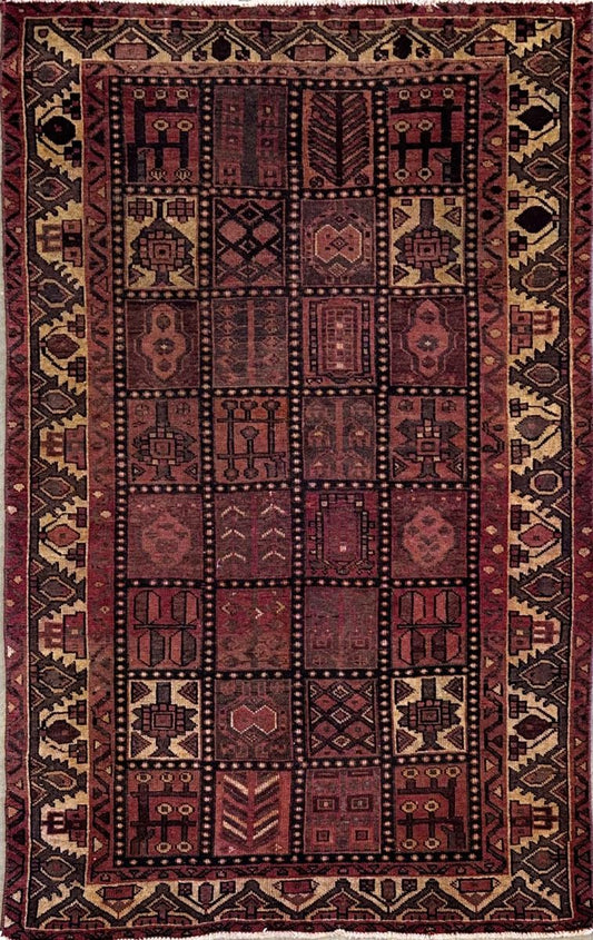 Hand-Knotted Tribal Persian Luri Rug