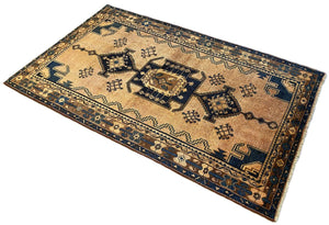 Hand-Knotted Tribal Persian Luri Rug