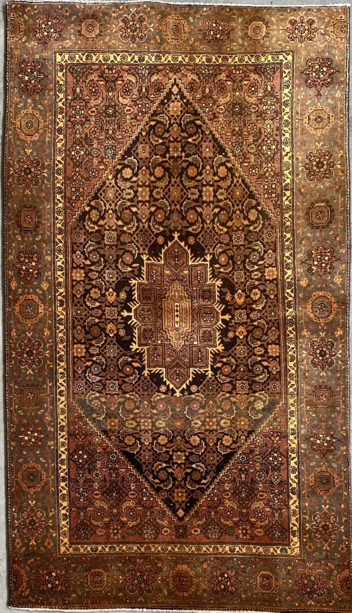 Hand-Knotted Tribal Persian Bidjar Gholtogh Rug