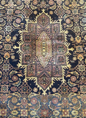 Hand-Knotted Tribal Persian Bidjar Gholtogh Rug