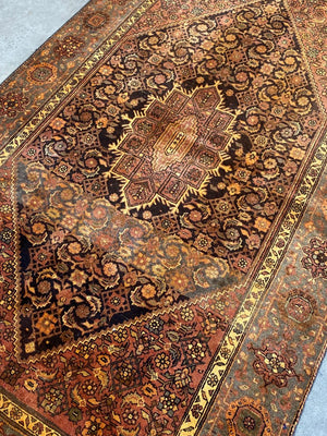 Hand-Knotted Tribal Persian Bidjar Gholtogh Rug