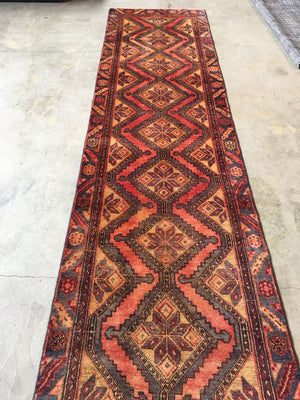 Handmade Persian Tribal Zageh Runner