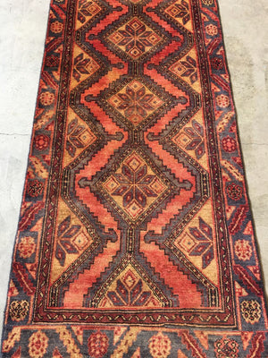 Handmade Persian Tribal Zageh Runner