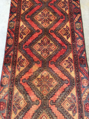 Handmade Persian Tribal Zageh Runner