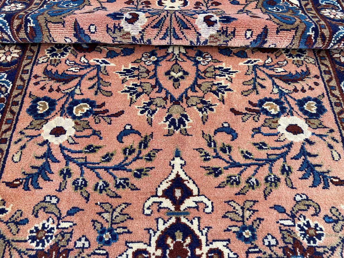 Traditional Hand-Knotted Persian Mehraban Runner