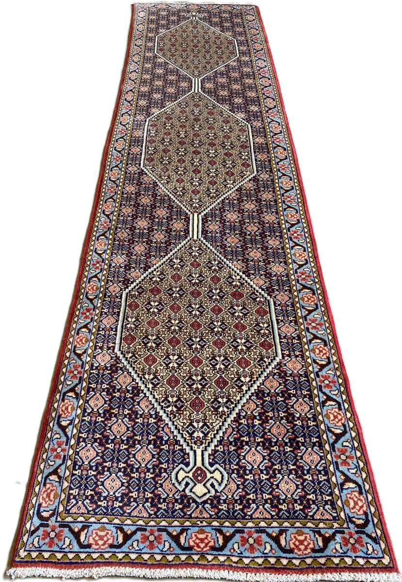 Hand-Knotted Persian Bidjar Runner