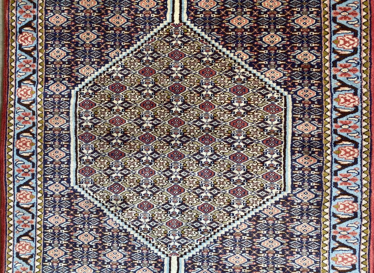 Hand-Knotted Persian Bidjar Runner