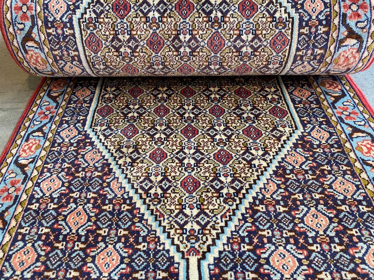 Hand-Knotted Persian Bidjar Runner