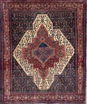 Handmade Tribal Persian Senneh Rug