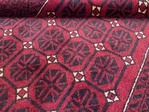 Hand-Knotted Tribal Persian Turkoman Balouch Rug