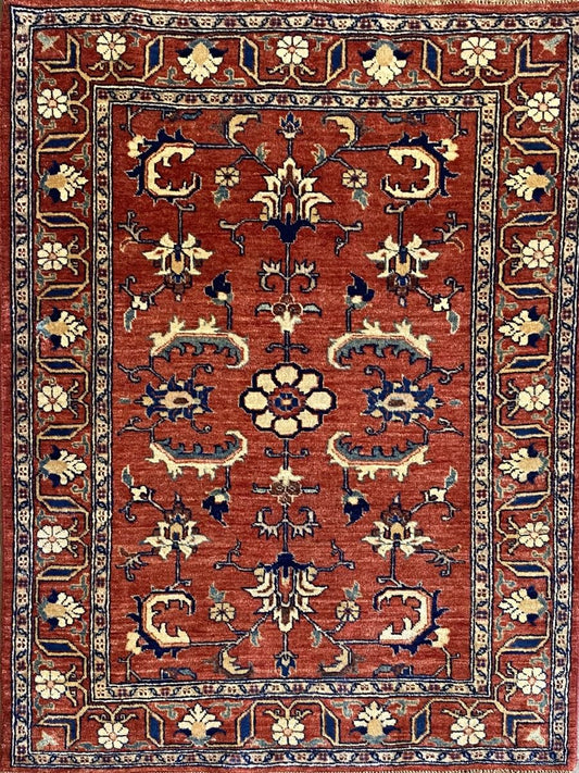Hand-Knotted Persian Azerbaijan Rug