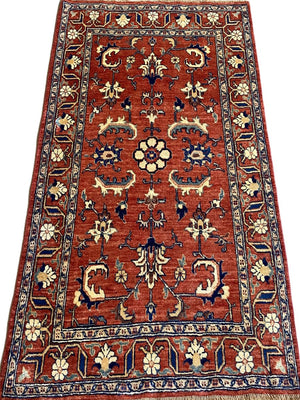 Hand-Knotted Persian Azerbaijan Rug