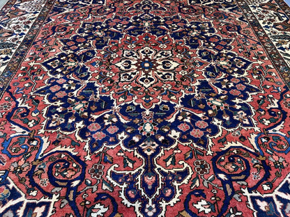Hand-Knotted Tribal Persian Bakhtiar Carpet