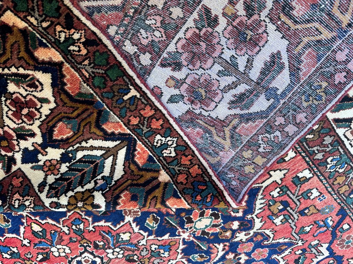 Hand-Knotted Tribal Persian Bakhtiar Carpet