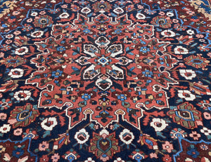 Hand-Knotted Tribal Persian Bakhtiar Carpet