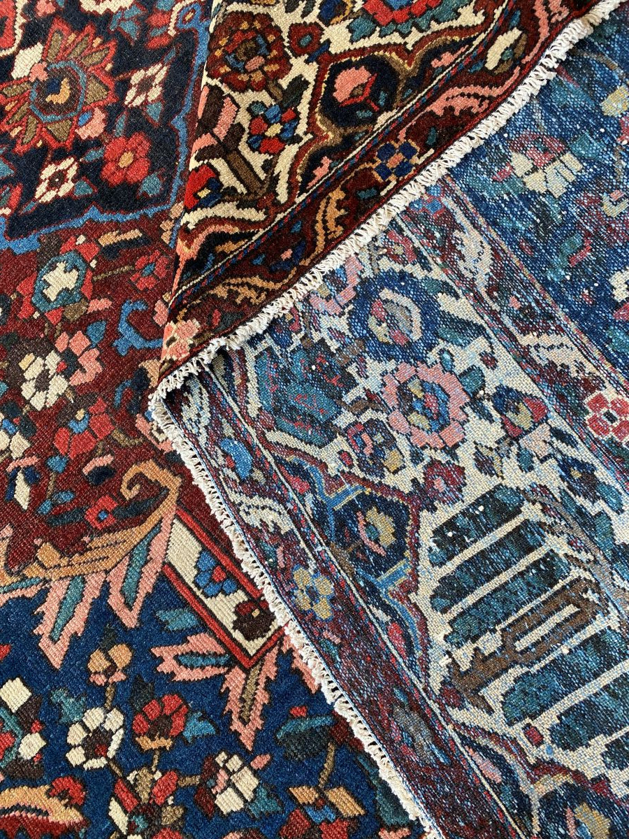Hand-Knotted Tribal Persian Bakhtiar Carpet