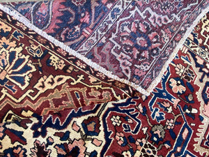 Hand-Knotted Tribal Persian Bakhtiar Rug