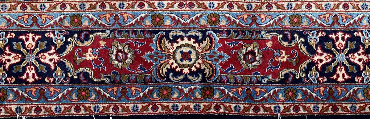 Hand-Knotted Persian Kashmar Carpet