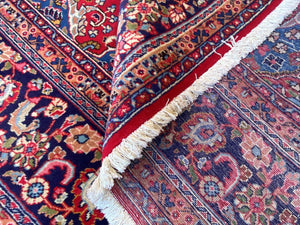 Hand-Knotted Persian Sabzevar Carpet