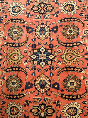 Hand-Knotted Persian Bidjar Carpet