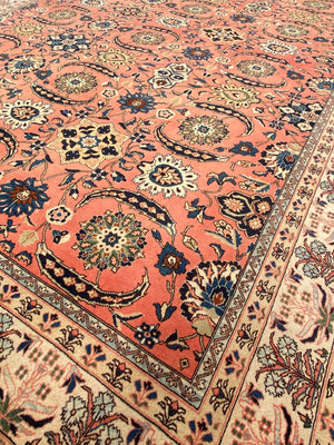 Hand-Knotted Persian Bidjar Carpet
