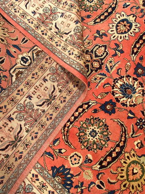 Hand-Knotted Persian Bidjar Carpet